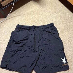 Black Playboy Shorts